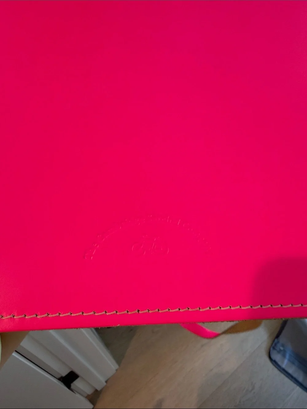 The Cambridge Satchel Company Neon Pink Leather Satchel Crossbody